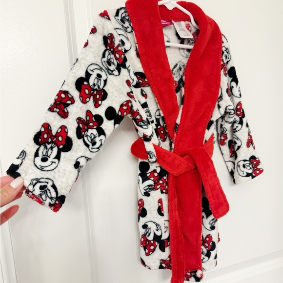 Minnie Mouse Red Robe 4T - Picture 2 of 3